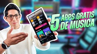 5 Apps gratis para escuchar música [upl. by Aicercal]