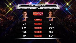 Roger Huerta vs Alberto Crane [upl. by Ennovart]