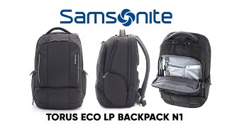 Samsonite Torus Eco LP backpack N1 [upl. by Booze967]