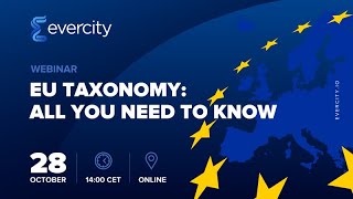 EU Taxonomy all you need to know [upl. by Sinned]