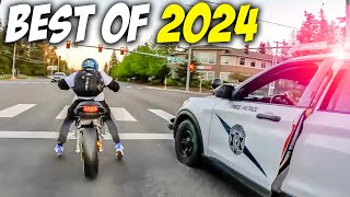 BIKERS RUNNING FROM COPS  POLICE vs BIKERS  BEST OF 2024 [upl. by Ahsila244]