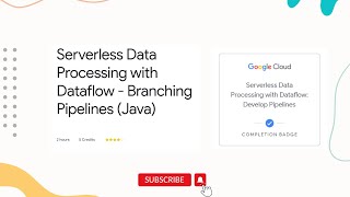 Serverless Data Processing with Dataflow  Branching Pipelines Java [upl. by Osborne553]