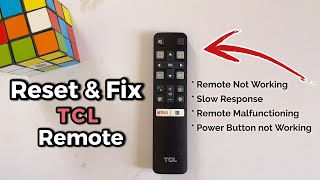 How to Reset TCL Remote  Fix Remote Issues [upl. by Hound]