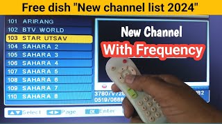 mpeg2 set top box free dish new channel  dd free dish channel list  May 2024 [upl. by Naryk]