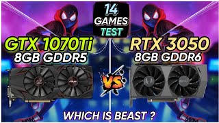 GTX 1070 Ti vs RTX 3050  14 Games Tested  Which Is Beast [upl. by Floro430]