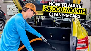 How To Start 8000Month Car Cleaning Business [upl. by Anilehcim]