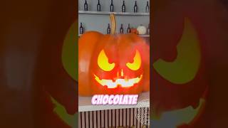 🎃Halloween pumpkin made out of chocolate🍫 [upl. by Ymirej]