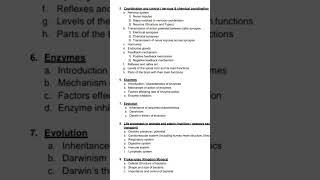 NUMS MDCAT BIOLOGY SYLLABUS 2024mdcat mdcatwallah nums numssyllabus [upl. by Goldshell919]