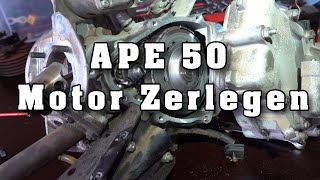 APE 50 Motor zerlegen und Instand setzen [upl. by Ricky505]