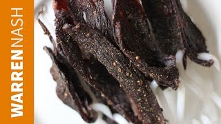 How to make Biltong  A quick tutorial  Recipes by Warren Nash [upl. by Lynnet]