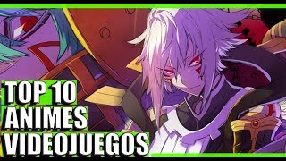 LOS 10 MEJORES ANIMES DE VIDEOJUEGOS  TOP 10 [upl. by Seni]