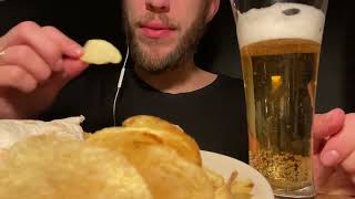 ASMR CHIPS AND BEER MUKBANG VIDEO AMSR VIDEO NO TALKING [upl. by Season]