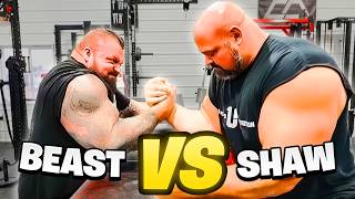 Eddie Hall vs Brian Shaw  Training ft Neil Pickup [upl. by Anilorak]