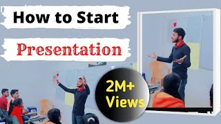 How to start presentations Presentation Skills Five Tips For Presentation by Jaswant Sir [upl. by Towney802]