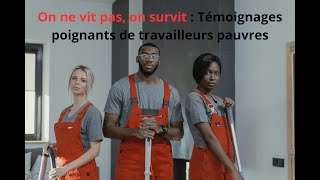 Leurs histoires vous briseront le cœur  La dure réalité des salariés smic en France témoignage [upl. by Hi]