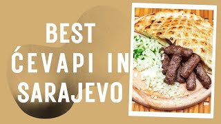 Best Ćevapi In Sarajevo  Čevabdžinica Nune 1966 [upl. by Shaia]