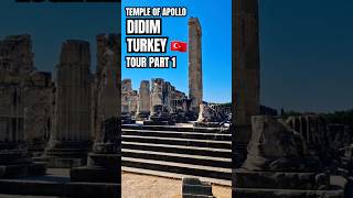 TEMPLE OF APOLLO TOUR pt1 TURKEY 🇹🇷 turkey HISTORY ancientgreece greekmythology [upl. by Inavoy]