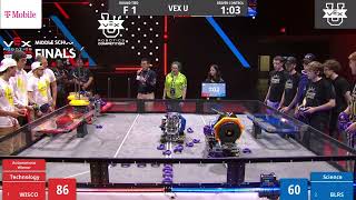 2022 Vex U Worlds Finals 1 Tipping Point [upl. by Leler]