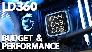 DEEPCOOL LD360  BUDGET AIO WITH DIGITAL DISPLAY [upl. by Celeski]