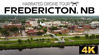 🛩️ Majestic Views of Fredericton NB 🚁✨  4K Drone Adventure [upl. by Stefa]