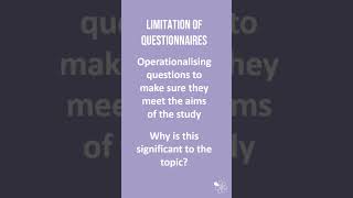 MIC in a Minute Questionnaires and Cultural Factors  Research Methods GCSE Sociology [upl. by Amaryl]