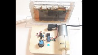 Homemade PCB etching tank using air and 555 PWM [upl. by Anilyx]