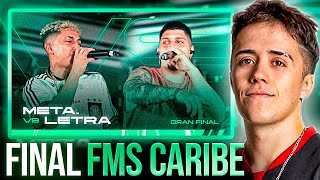 GAZIR REACCIONA A LETRA VS META 🔥 FINAL FMS CARIBE 🏴‍☠️ [upl. by Oba]