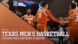 Texas Mens Basketball Postgame Press Conference at Houston Feb 17 2024 [upl. by Boser874]