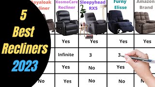 Top 5 Best Recliner Sofa in India 2023  Best Recliner Chair In India [upl. by Aihseket864]