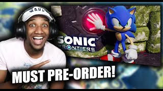 This trailer CATAPULTS the Frontiers Hype Sonic Frontiers Story Trailer Reaction amp Thoughts [upl. by Valenta]