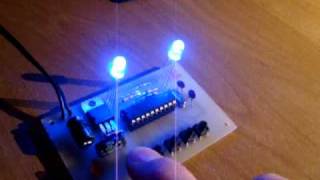 2x RGB ATTINY2313 DIY [upl. by Ahsinuq]