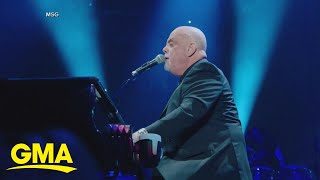 Billy Joel to end residency at Madison Square Garden l GMA [upl. by Aowda451]