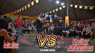 Fred Brophys Boxing  Mount Isa  Mt Isa vs Kolby Johnston [upl. by Aradnahc]