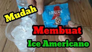 CARA MEMBUAT KOPI ICE AMERICANO DI RUMAH [upl. by Sayce]