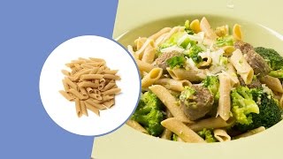 Koolhydraatarme Penne van Ciao Carb Met Parmezaanse Kaas en Worst  Diner  Recept  Protiplan [upl. by Enelav252]