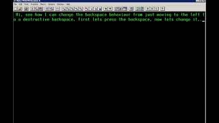 How to use TN3270 destructive backspace [upl. by Enitnemelc631]