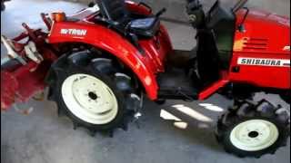 Mini tractor Shibaura p155f [upl. by Seebeck847]