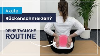 Akute Rückenschmerzen ➡️ 5 Übungen für maximale Entspannung  10 Minuten täglich [upl. by Quintilla227]