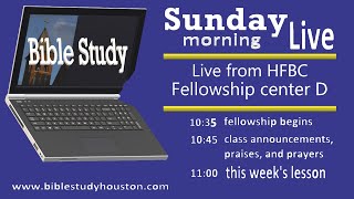 Bible Study Houston Live Stream [upl. by Aicilra]