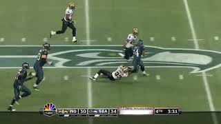 Marshawn Lynch beast mode run vs Saints2010NFL [upl. by Ernestine829]