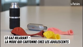 Le gaz hilarant  la mode qui cartonne chez les ados [upl. by Sinoda]