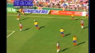 1994 June 22 USA 2Colombia 1 World Cupavi [upl. by Dohsar]