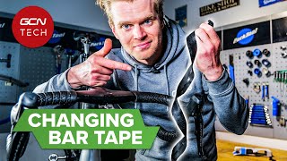 How To Wrap Handlebar Tape On A Drop Bar Bike [upl. by Sialac57]