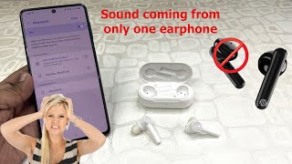 How to Fix Sound Coming Only from one Earbuds Audio from One Side [upl. by Rebbecca]