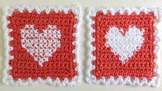 Instarsia Crochet vs Cross Stitch Crochet  Free Cross Stitch Pattern by Maggie Weldon [upl. by Korie195]