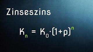 Zinseszins und Zinseszinsformel  Einfache Einführung [upl. by Yerffoj]