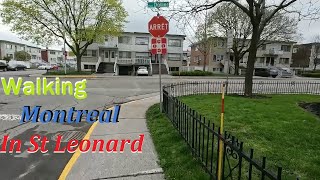 5 2 24 WALKING MONTREAL IN THE ST LEONARD BOROUGH [upl. by Annayi]