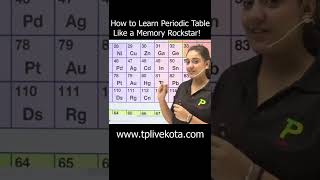 Learn Periodic Table In Funny Way periodictable periodictabletricks tplivemath jeemain2023 [upl. by Akcimehs]