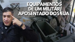 10000 munições  Equipamento PESSOAL de um sargento do Exército Americano depois que ele APOSENTA [upl. by Hammel]