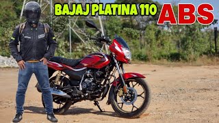 New 2023 Bajaj Platina 110 ABS Ride Review  New Launch  New Features [upl. by Shuma]